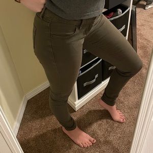 Garage - Olive Green Jegging Size 1